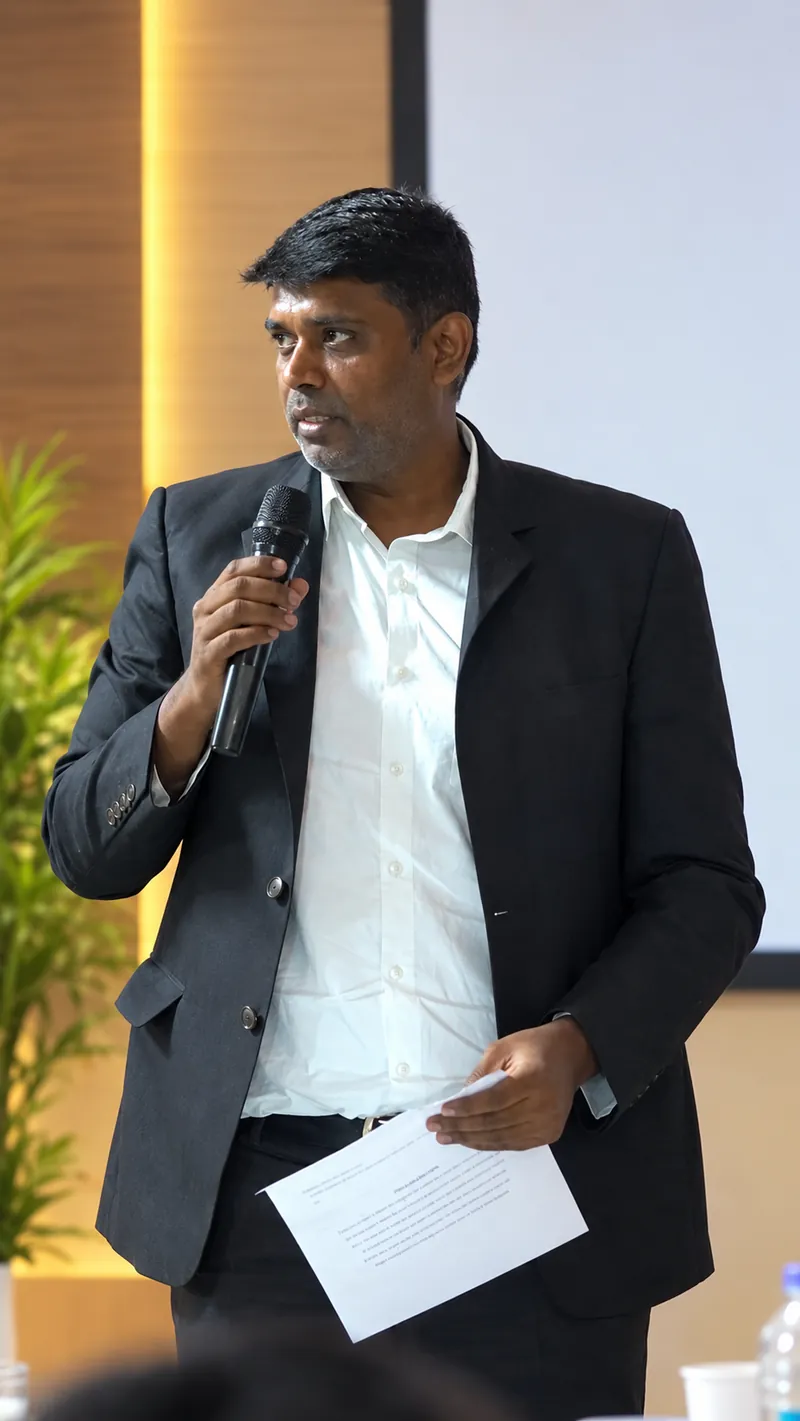 Saravana Ceramics team at a business event